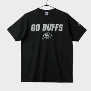 Gildan Go Buffs University of Colorado Black & White Pepsi Graphic Tee